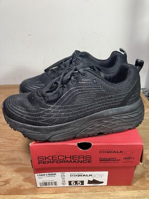 Skechers Women US Size 1/2 Black Walking Shoes 15601 Go Walk