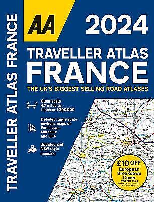Traveller Atlas France 2024 - 9780749583415 - Zdjęcie 1 z 1