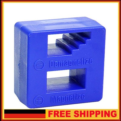 2 In 1 Fast Magnetizer Demagnetizer Tool for Screwdriver Tweezers (Blue)