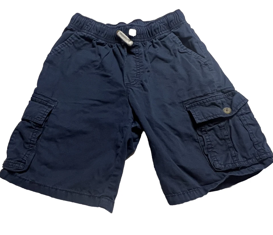 Lote-Cat & Jack Niños Carga/Bermudas Pantalones Cortos Azul Marino/Gris Gris Cordón Mediano 8/10 Foto 2 de 4
