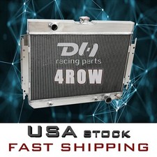 4 Row Radiator For 1963-1968 Chevy Bel Airimpala 64-67 El Caminochevelle Cu289