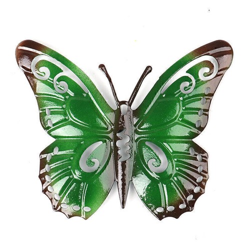 5stk Metall Schmetterling Glasmalerei Hause Fenster Suncatcher Garten Hof 9*11cm - Bild 8 von 11