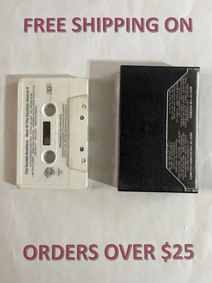 DOOBIE BROTHERS BEST OF VOL. I & II 2 ON 1 CASSETTE "CHINA GROVE make your lot - Image 2 of 2