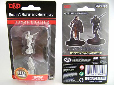 WZK73705 - D&D Nolzur's Marvelous - Unpainted Miniatures Female Human Fighter