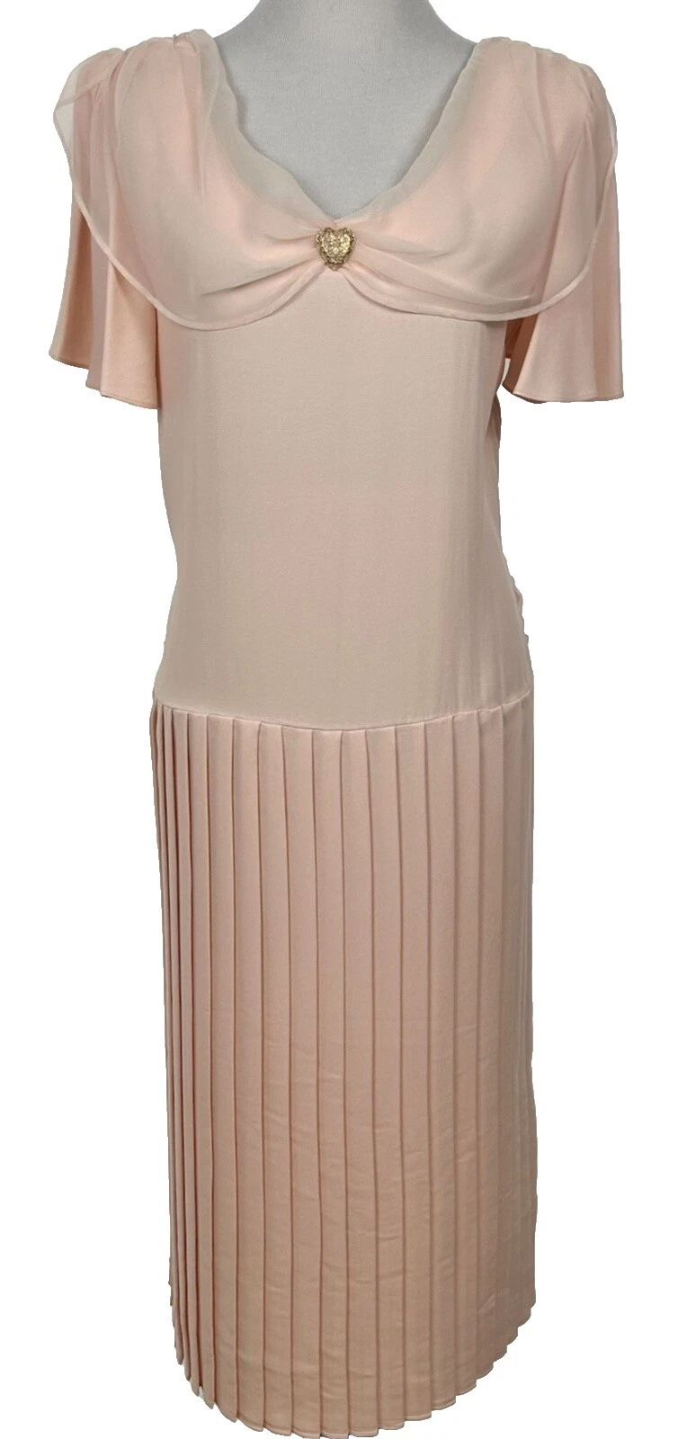 Art Deco Fiesta Vestidos VINTAGE 1980s para Mujer