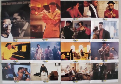 E133  14x Aushangfotos MO BETTER BLUES Denzel Washington / Spike Lee
