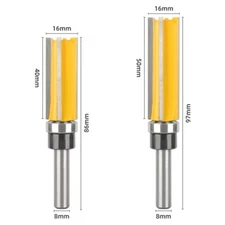 8MM Shank Woodworking Router Bit with Hook & Shear Angles for Smooth Cuts
