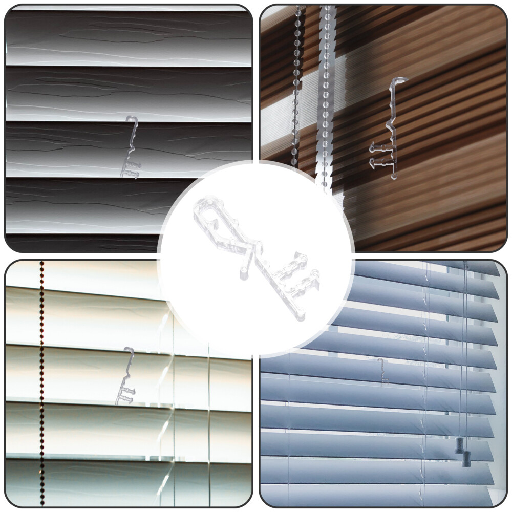 8pcs Clear Plastic Valance Clips for Window Blinds eBay