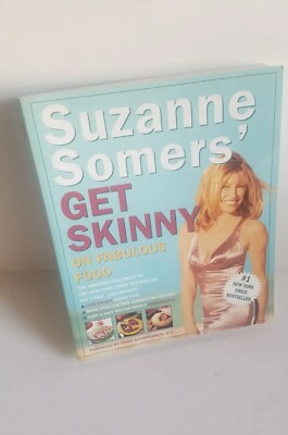Suzanne Somers' Get Skinny On Fabulous Food Softcover Book( 1999)