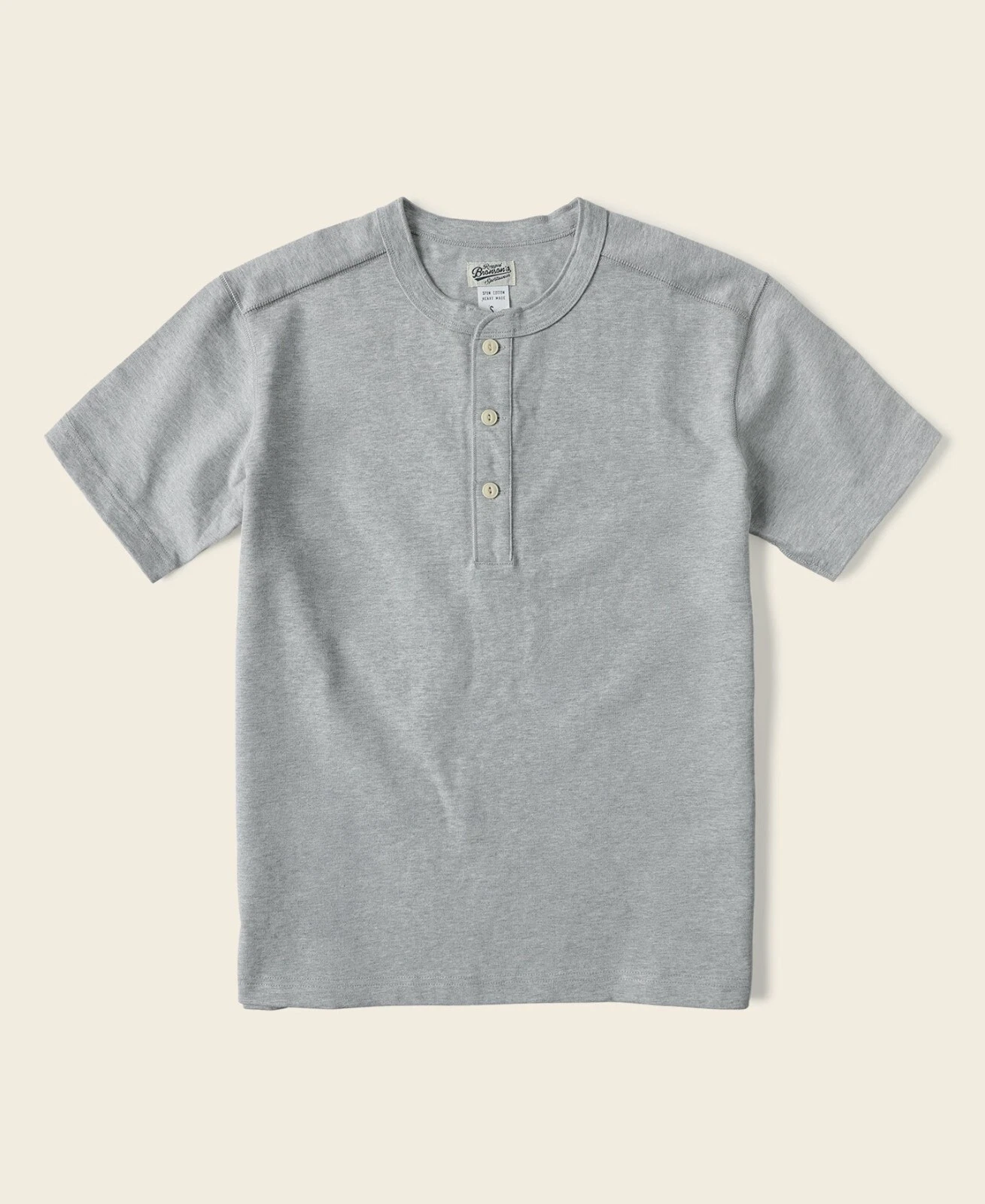 BRONSON MFG. CO. 10.6 oz Cotton Short Sleeve Henley T-Shirt (07
Opens in a new window or tab