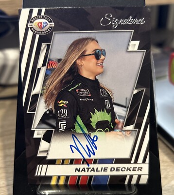 2023 Panini Prime 75th Anniversary Signatures Natalie Decker Autograph