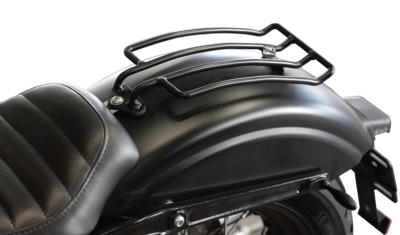 Gepäckträger schwarz passend für HD Dyna Street Bob (2006-2017) Luggage Rack