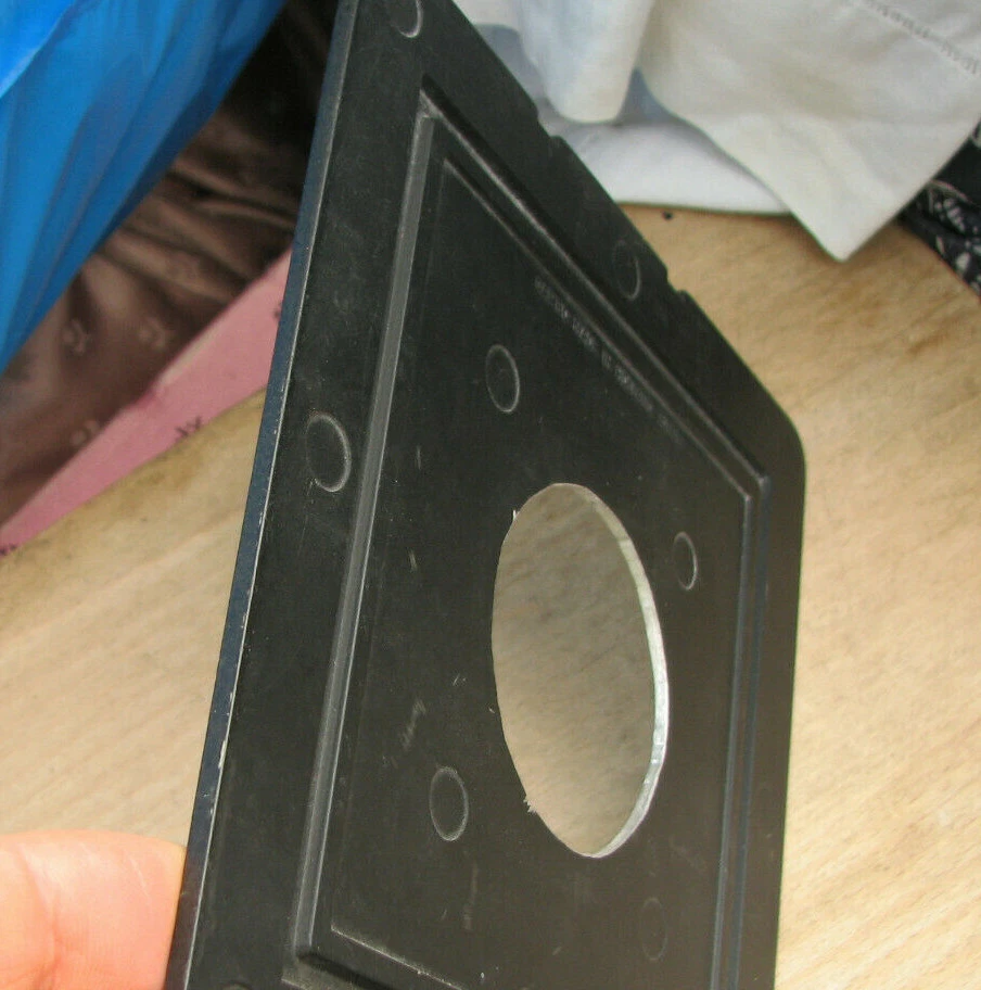 Cambo Calumet SC Monorail 10x8 5x4 lens board  compur 2 ,  55mm hole - Image 3 of 3