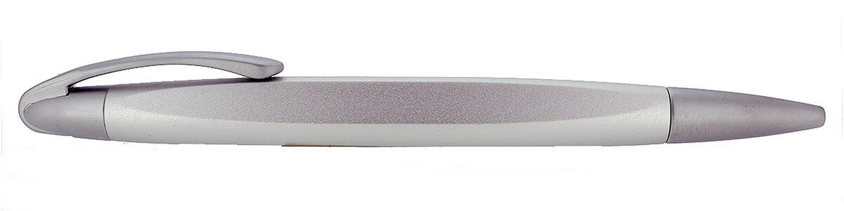 CIRCA 2007 PELIKAN K74 FORM MATTE ALUMINUM BALLPOINT PEN NEW OLD