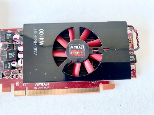 10 X Dell AMD FirePro W4100 2GB GDDR5 4x Mini Display Port PCI-E x16 Video Card - Picture 4 of 5