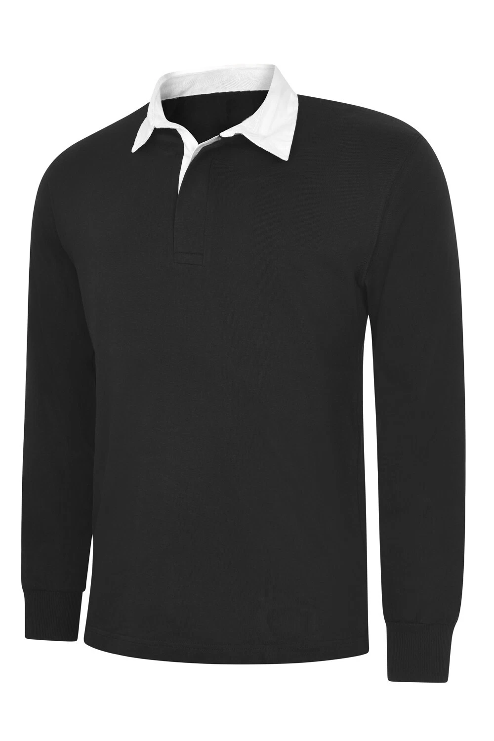 Classic Fit Men,s Rugby Plain Shirt Long Sleeve Sports Casual Work
Opens in a new window or tab