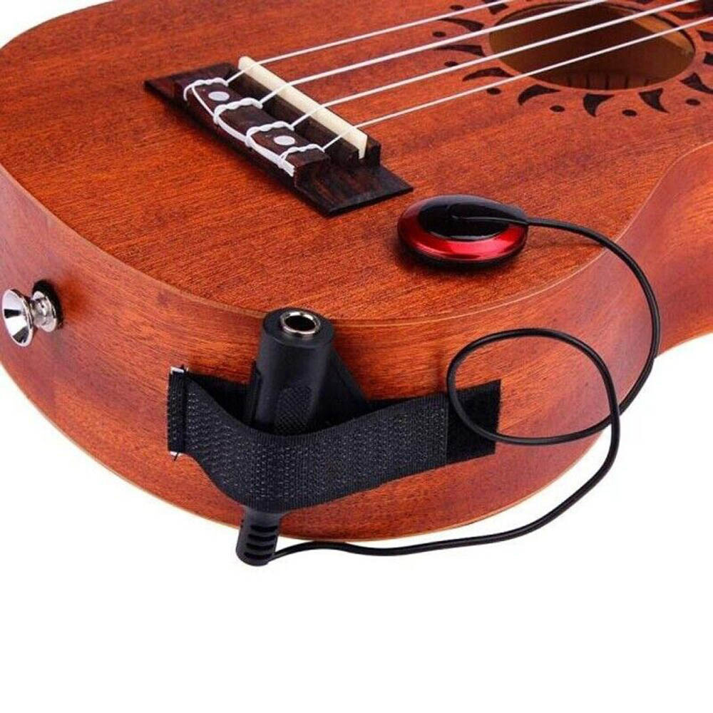 Microfono A Contatto Piezo Per Chitarra, Violino E Ukulele - Pickup Con Cavo E Nastro Adesivo - Foto 11