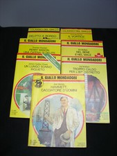 Lotto 7 libri Gialli autori vari - ed. Mondadori 1977/79/80/83/84/91