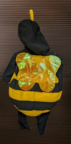 NEW CARTER'S BUMBLE BEE COSTUME 3 PIECE SIZE 6-9 MONTHS HALLOWEEN BLACK YELLOW - Picture 2 of 3