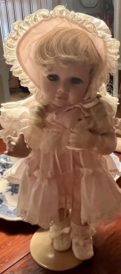 Beautiful Porcelain Doll With Ringlets