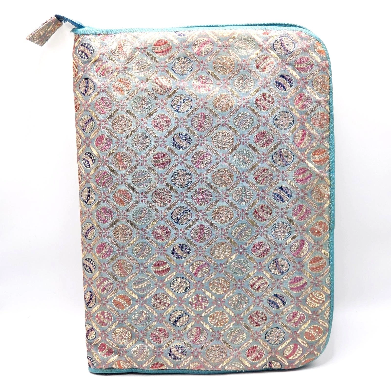Vintage Celebrity NY Metallic Brocade Travel Toiletry Organizer GrandmaCore