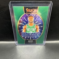 2024-25 Panini Select - Neon Icons Jaylen Brown #12 Green Prizm COLOR MATCH