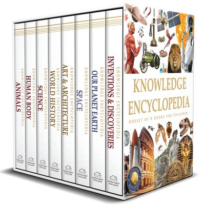 Knowledge Encyclopedia: Box Set of 8 Books by Wonder House Books BB NEW