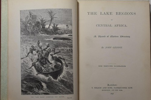 THE LAKE REGIONS OF CENTRAL AFRICA A Record of Discovery 1898 Congo Zambesi Nile - Picture 2 of 7