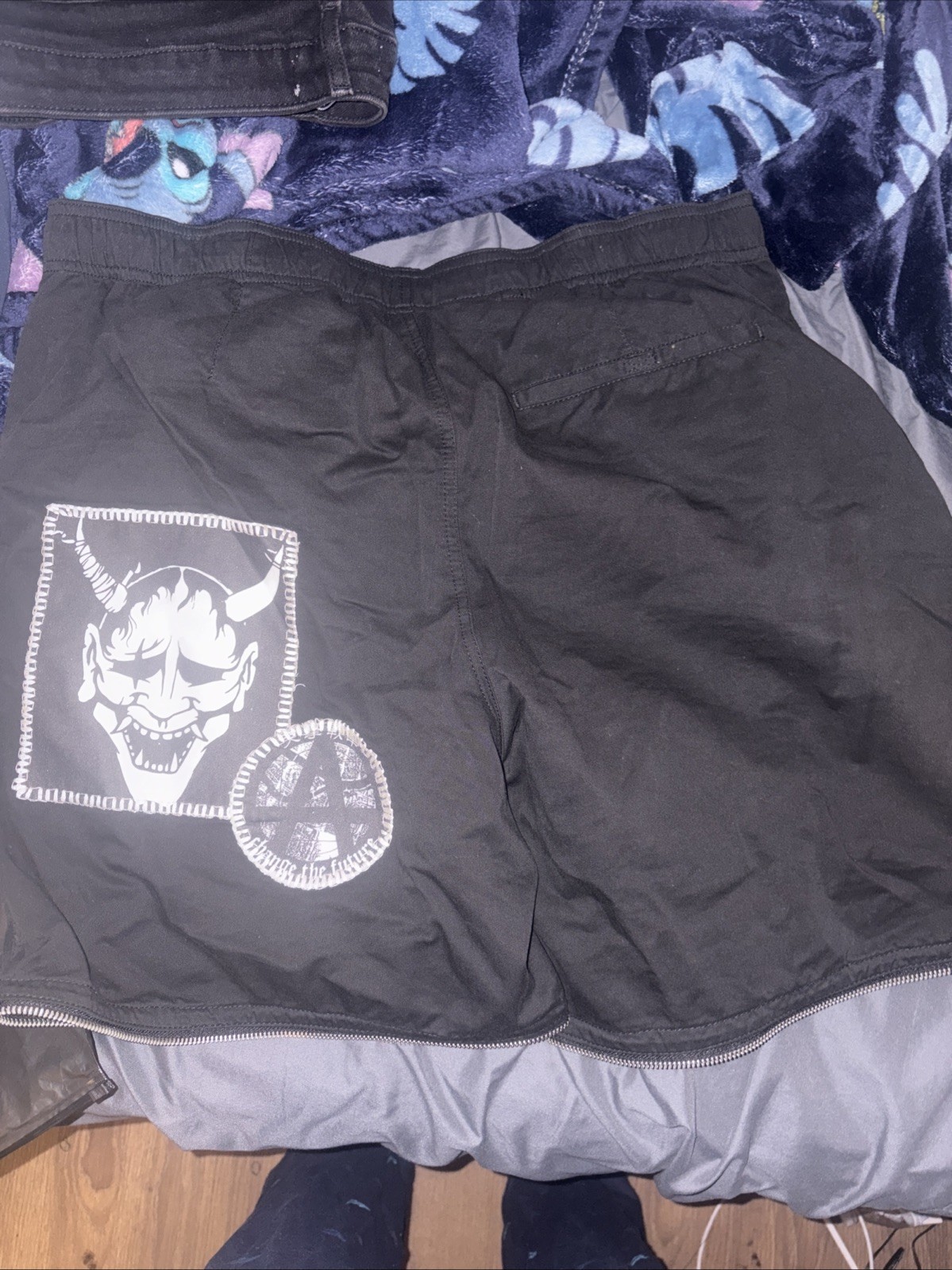 Missing Since Thursday Patchwork Shorts Men’s Lar… - image 3