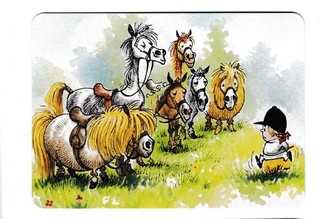 Playing Cards Swap Cards Pony. Horse Pony Choose the right one