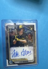 2024 Bowman - Chrome Prospect Autographs Luke Adams #CPA-LA (AU, RC)