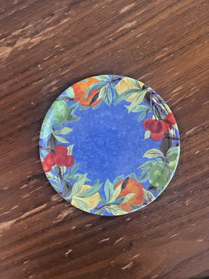Laure Japy Paris Limoges France Jardin Bleu Small Fruit Plate