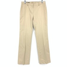 Brooks Brothers 346 Womens Size 4 Advantage Chino Pants Tan Khaki Straight Leg
