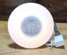 Philips SmartSleep Wake-Up Light Therapy Alarm Clock Sunrise HF3500 TESTED WORKS
