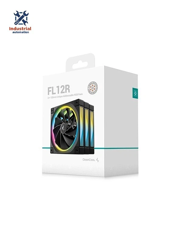 DeepCool FL12R 3IN1 Black 120mm Unique Addressable RGB Reverse Fan Free shipping - Image 2 of 4