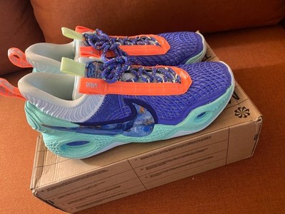 NIB Cosmic Unity Amalgam Green Glow Nike Men s US 9.5 Basketball Sneakers