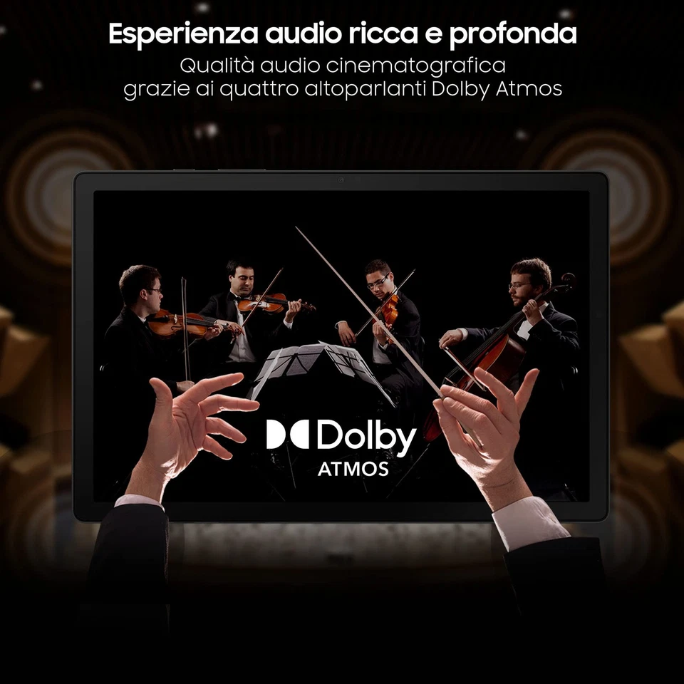 Samsung Galaxy Tab A8 Tablet Wi Fi RAM 4GB/64 GB 2022 Android 11 Grigio 10.5 - Immagine 4 di 4