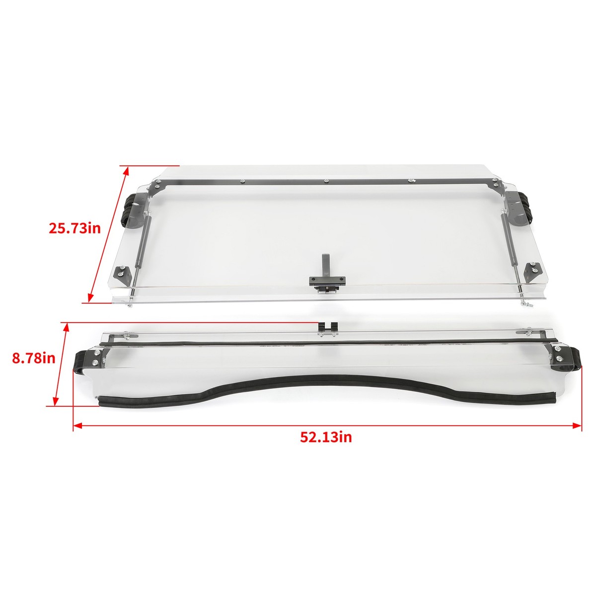 For 2019-2024 Kawasaki Mule Pro MX Front Flip Windshield Scratch