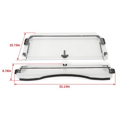 For 2019-2024 Kawasaki Mule Pro MX Front Flip Windshield Scratch
