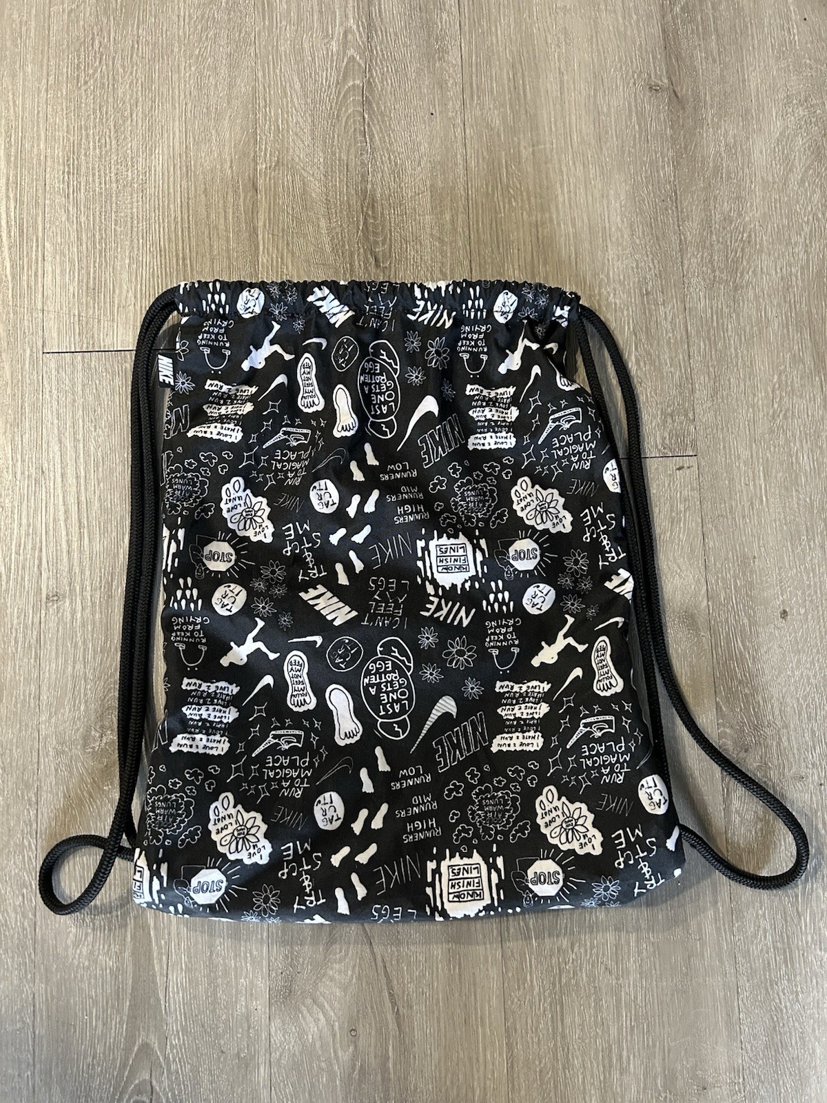 Nike Drawstring Backpack Black - image 2