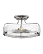 Hinkley Lighting - Harper - 3 Light Large Semi-Flush Mount in Transitional Style