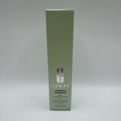 NEW Clinique Redness Solutions Daily Protective Base SPF 15 1.35 oz/40 ml - NIB