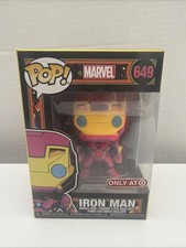 Funko Pop! Figura Vinilo Iron Man 649 Blacklight Marvel Comics Target Exclusivo