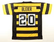 Rocky Bleier Signed Pittsburgh Steelers Bumble Bee Jersey 