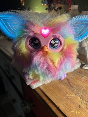 Hasbro 2023 Rainbow Tie- Dye Interactive FURBY- Works Great!!