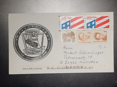 US Navy: USS Pennsylvania (SSBN-735), Cachet (2002), #10