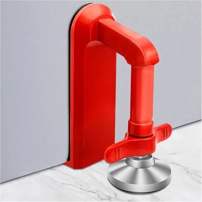 Portable Door Lock Travel Security Stopper Hotel Apartment Anti Theft No Drill