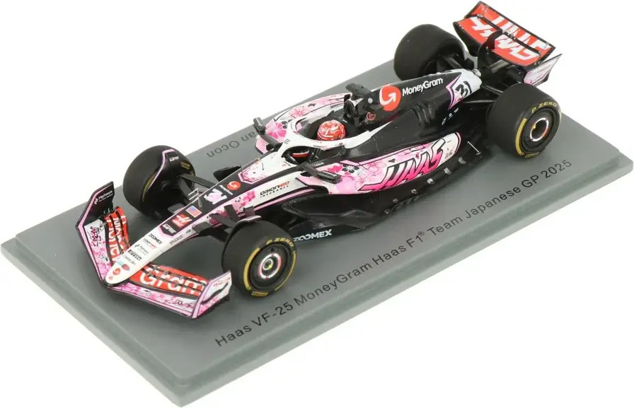 ミニカー Haas VF-25 MoneyGram Haas F1 Team 2025 Haas VF-25 Ferrari F1 MoneyGram 18° Japanese GP Suzuka 2025
