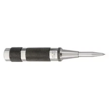 Starrett 18C Automatic Center Punch, Length 5 1/4 In, Diameter 11/16 In, Point