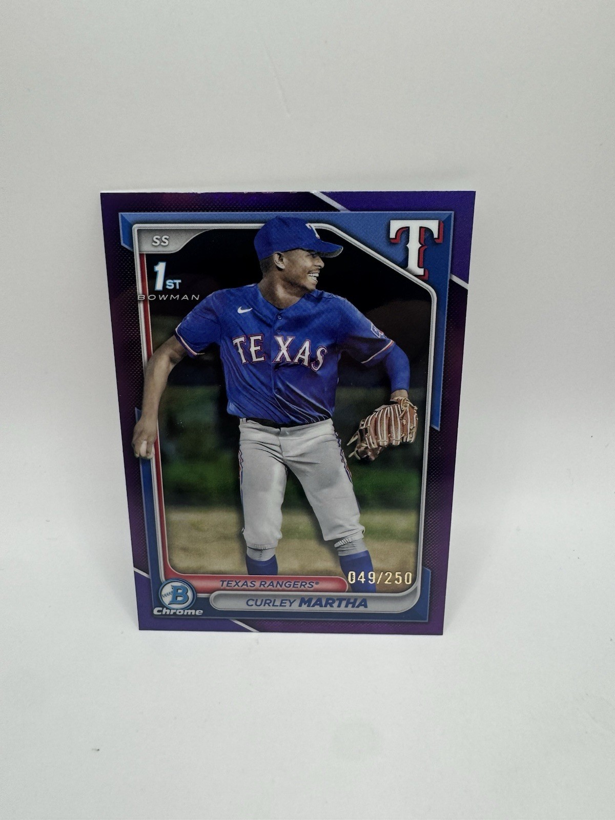 Curley Martha 2024 Bowman Chrome Purple Refractor /250 #BCP-168